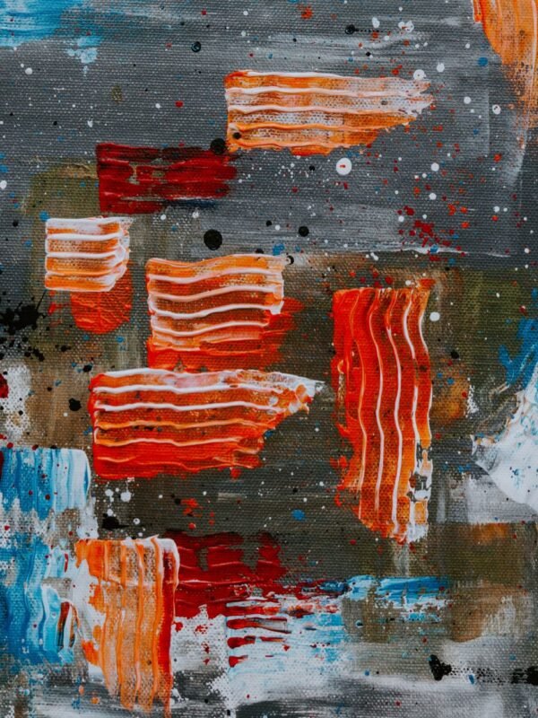 Dark times, canvas painting